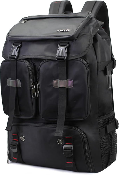Travel Backpack for Men Laptop Backpack Fit 16 inch Carry-on Airline Approved Casual Daypack Work Business Rucksack,Black