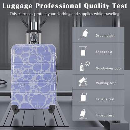 Luggage Sets 3 Piece Durable Suitcase Set with Spinner Wheels, 3 Pcs Hardside Lightweight luggage with TSA Lock, Large Checked Travel Suitcases