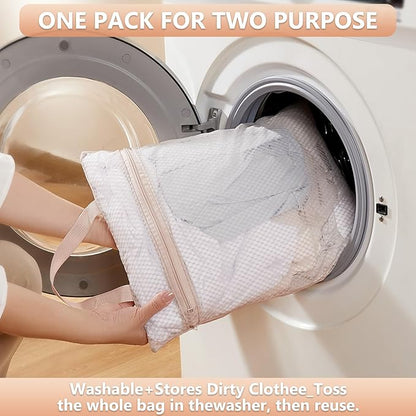 10 Set/8 Set Packing Cubes for Travel, Gifts for Women Mom,Anti-Tearing Suitcase Organizer for Luggage with Shoe & Hanging Toiletry Bag,OlarHike Vacation Essentials & Accessories for Cruise Ship,Cream