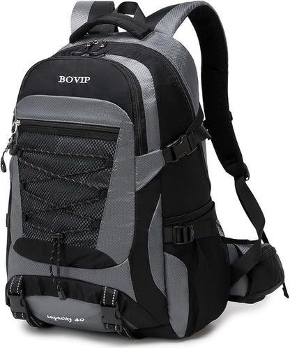 BOVIP 40L Hiking Backpack Waterproof Lightweight Daypack Travel Sports Camping Backpack for Men Women