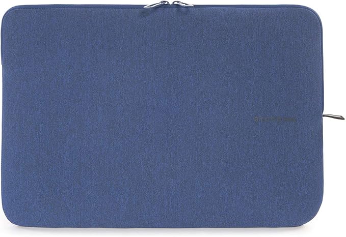 TUCANO Melange Neoprene Sleeve Comp. with MacBook Pro 16” / Laptop up to 15.6”, 4mm Thick, Anti-Slip, Anti-Scratch Blue