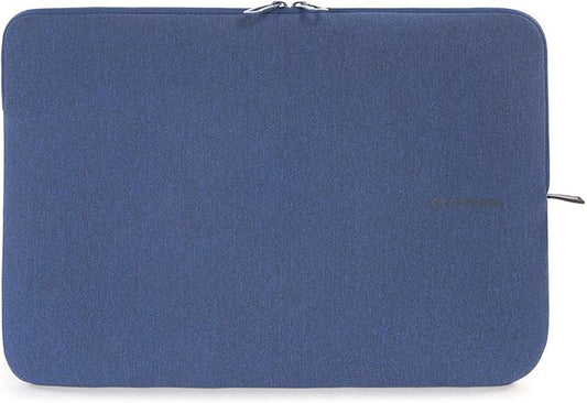 TUCANO Melange Neoprene Sleeve Comp. with MacBook Pro 16” / Laptop up to 15.6”, 4mm Thick, Anti-Slip, Anti-Scratch Blue