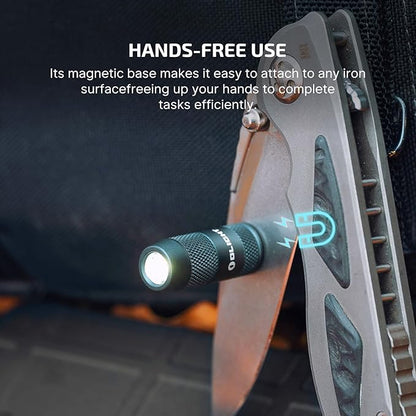 OLIGHT IMINI 2 EDC Rechargeable Keychain Flashlight, 50 Lumens Compact and Portable Mini LED Keyring Lights with Built-in Battery Ideal for Everyday Carry and Emergencies (Dream Blue)