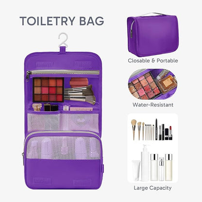ALL INCLUDED 10 Set Durable Packing Cubes for Suitcases,OlarHike Essentials for Travel,UPGRADED Anti-Tear Stitching, NEW Improved Luggage Packing Organizers for Travel Accessories (Lavender)
