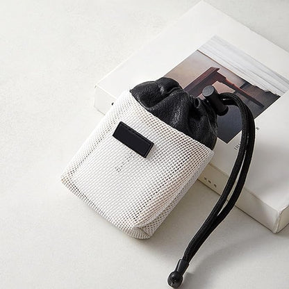Portable Meshes Storage Pouches for Electronics Accessories Travel Accessory Organizers Bag