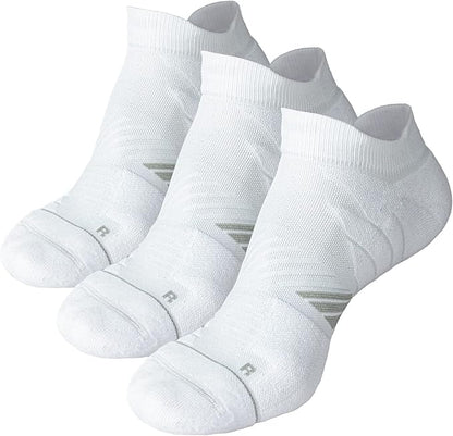 Hylaea No Show Running Athletic Anti-Blister Wicking Coolmax Socks, Seamless Anti-odor