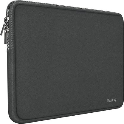 Laptop Sleeve Bag 15.6 Inch,Resistant Neoprene Laptop Sleeve/Notebook Computer Pocket Case/Tablet Briefcase Carrying Bag fit for Computer Notebook MacBook- (Grey)