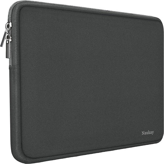 Laptop Sleeve Bag 15.6 Inch,Resistant Neoprene Laptop Sleeve/Notebook Computer Pocket Case/Tablet Briefcase Carrying Bag fit for Computer Notebook MacBook- (Grey)