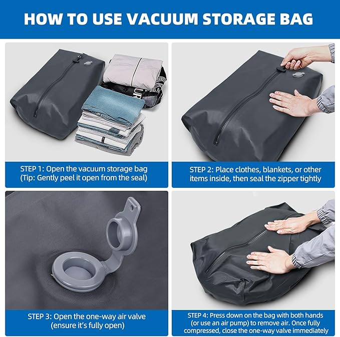 Vacuum Backpack Travel Seal Compression: Vacpack with Electric Air Pump Carry on Expandable Back Pack System for Laptop Hiking Business Water Resistant Lightweight Black