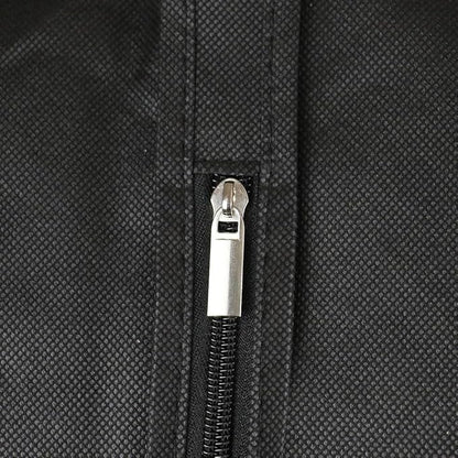 BOMEI PACK Black Garment Bags for Hanging Clothes or Travel 63" Suit Bags for Storage of Coats,Sweater, Jacket,T-shirts and Dresses(3 Packs)