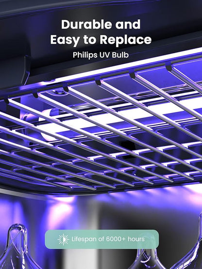 GROWNSY UV Sanitizer and Dryer, 4in1 Cleaner and Sanitizing Machine UV Sanitizer Box Household for Baby Bottles Toys Clothes Baby Stuff, for Family Toothbrush Beauty Tools Phone