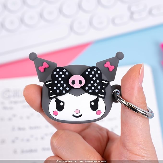 iFace Sanrio My Melody 50th and Kuromi 20th Anniversary Case Compatible with AirTag [Special Limited Edition] - Kuromi 20th Anniversary