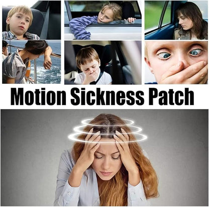 (2026 New) Motion Sickness Patches Non-Drowsy, 100% Natural Motion Sickness Patch(Efficient– Lasts 72 Hours)-for Car Airplane Ship Altitude Sickness(Travel Essentials)-for Adults and Kids(20 Count)