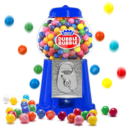 Gumball Machine for Kids 8.5" - Coin Operated Bubble Gum Machine and Toy Bank - Candy Machine Dispenser Includes 85 Gum Balls - Great Candy Dispenser Machine Gift Toys for Girls and Boys - 8.5" (Blue)