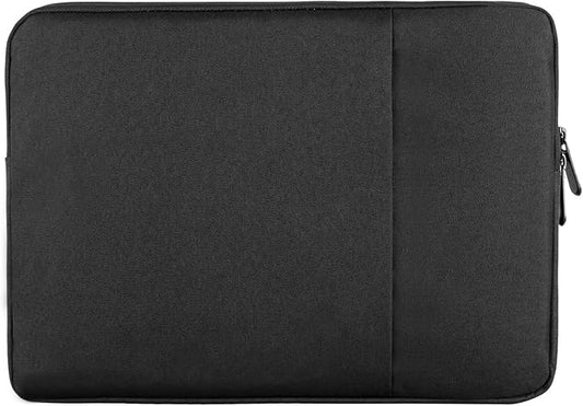 Laptop Case Sleeve 16 inch, Computer Carrying Cover 15.6 inch with Front Pocket, Durable Shockproof Protective Traveling Briefcase Handbags Laptop Sleeve Bag for Notebook, Tablet (Black)