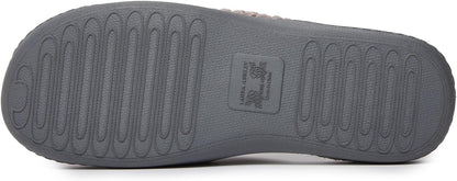 Laura Ashley Ladies Spa Rugged Slippers With Memory Foam Insole