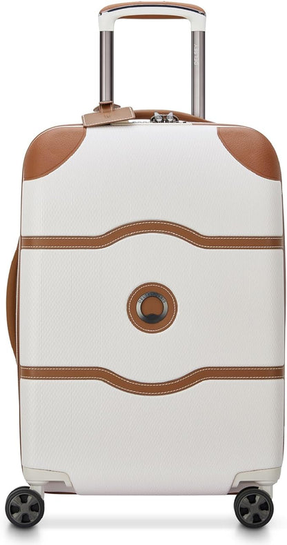 DELSEY PARIS Chatelet Air 2.0 Hardside Luggage with Spinner Wheels, Angora, Carry on 20 Inch