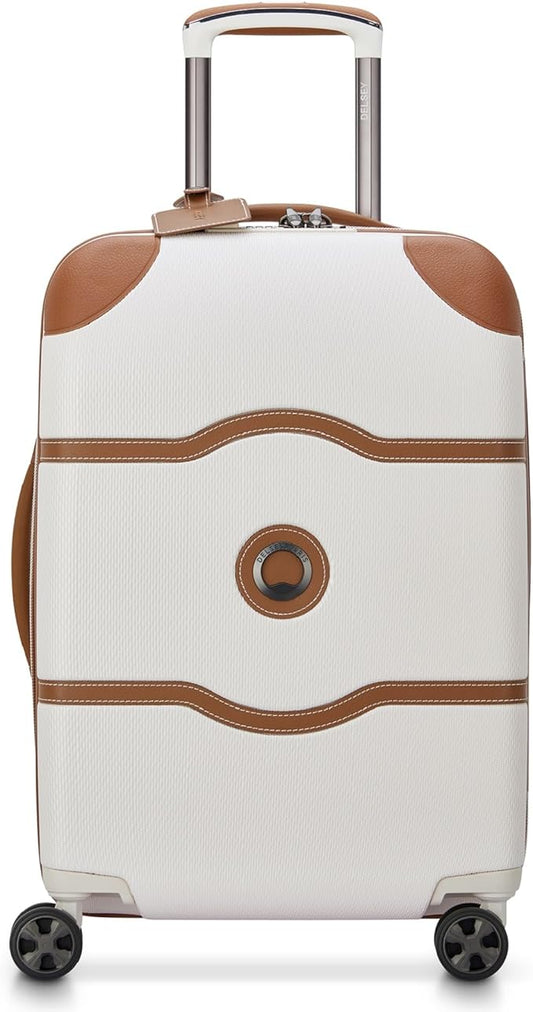 DELSEY PARIS Chatelet Air 2.0 Hardside Luggage with Spinner Wheels, Angora, Carry on 20 Inch
