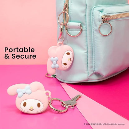 iFace Sanrio Friends Special Edition Silicone Protective Cover [ Compatible with Apple AirTag ][Cute Character Case] [Carabiner Keychain Clip Included] - Set of 4 in Gift Box