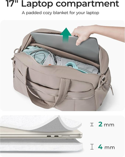 BAGSMART Gym Bag for Women, Duffle Bag for Travel with Wet Pocket, Lightweight Carry on Weekender Duffel, Water Resistant