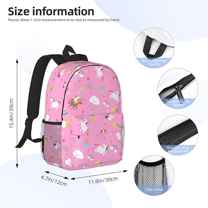 Kids Backpack for School Elementary Lightweight Cute Students Bookbag for Teens Boys Girls School Bag