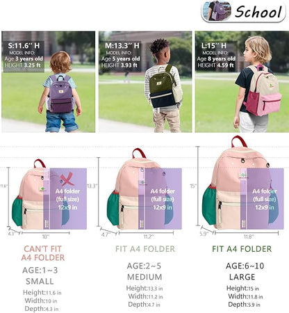 Kids Backpack for Girls: Girls Backpack 6-10 - Kindergarten Elementary School Bookbag for Girl