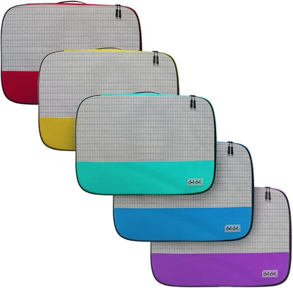 Medium Packing Cubes for Suitcases - 5 Pcs set of Packing Cubes for Travel Carry on Suitcase Organizer Bags - Travel Cubes Organizer Bags for Luggage