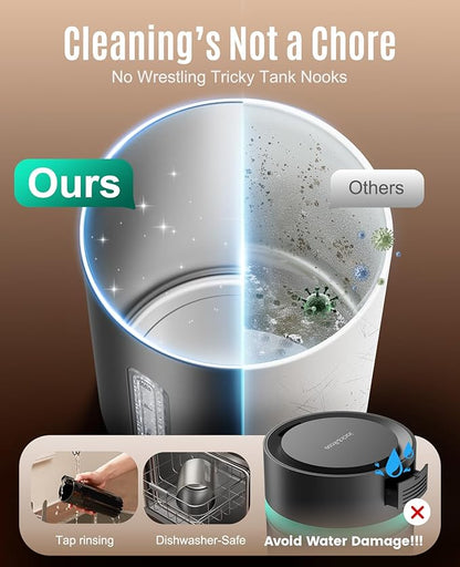 Stainless Steel Humidifier, Easy to Clean Humidifier, Dishwasher Safe Humidifiers