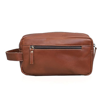 cuero Men's Toiletry Bag Leather Travel Toiletry Bag Dopp Kit for Men Shaving Bag for Travel Accessories 101 YEAR QUALITY REPLACEMENT WARRENTY