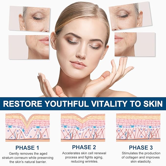 Advanced Retinol Firming Serum Stick,3 in 1 Retinol Stick Tighten and Firm Face & Neck, Smoothes Fine Lines and Wrinkles, Reduces Wrinkles, Deep Moisturizing Skin