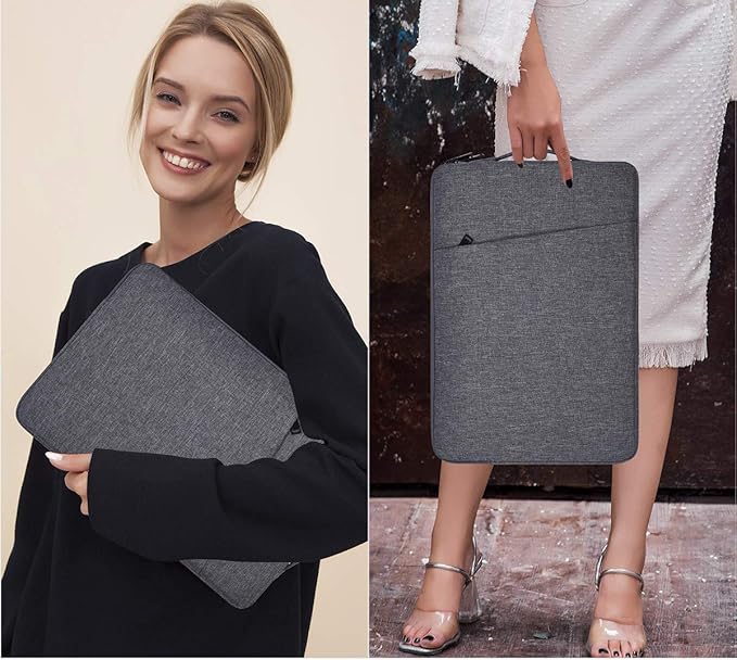 14 Inch Laptop Sleeve Case for Acer Chromebook 314/ Plus/Aspire Go, HP Chromebook 14, ASUS Lenovo Dell Carrying Bag, Space Grey