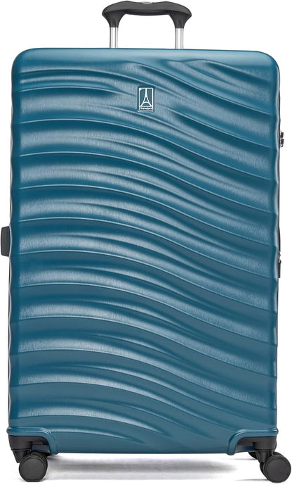 Travelpro Maxlite Air V2 Hardside Expandable Checked Luggage, 8 Spinner Wheels, Lightweight Hard Shell Suitcase, TSA lock, Teal, Checked Large 28-Inch