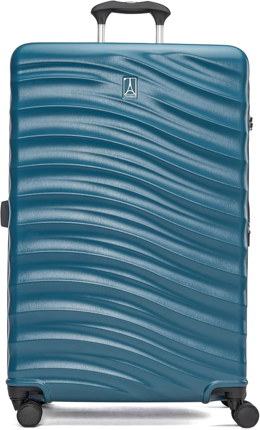 Travelpro Maxlite Air V2 Hardside Expandable Checked Luggage, 8 Spinner Wheels, Lightweight Hard Shell Suitcase, TSA lock, Teal, Checked Large 28-Inch