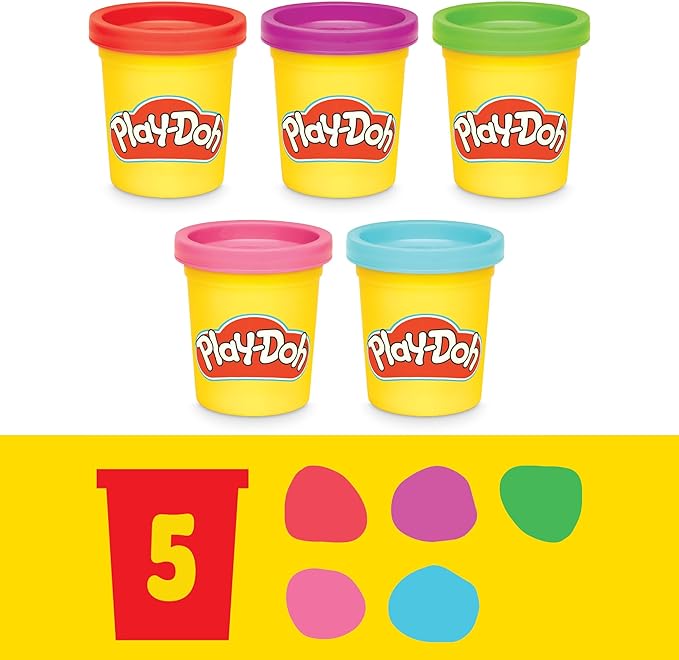 Play-Doh Flower Shop Playset, 27 Garden Toy Accessories, Kids Arts & Crafts, 3+ (Amazon Exclusive)