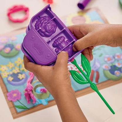 Play-Doh Flower Shop Playset, 27 Garden Toy Accessories, Kids Arts & Crafts, 3+ (Amazon Exclusive)