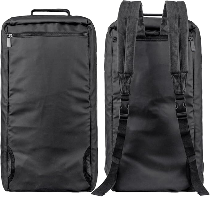 Gym Duffle Bag Backpack Waterproof Sports Duffel Bags Travel Weekender Bag for Men Women Overnight Bag with Shoes Compartment Black-Perfect Fathers Day Gifts for Dad/Men/Husband