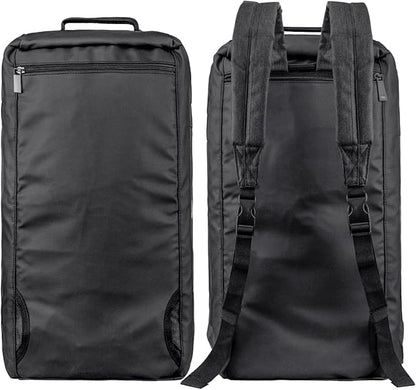 Gym Duffle Bag Backpack Waterproof Sports Duffel Bags Travel Weekender Bag for Men Women Overnight Bag with Shoes Compartment Black-Perfect Fathers Day Gifts for Dad/Men/Husband