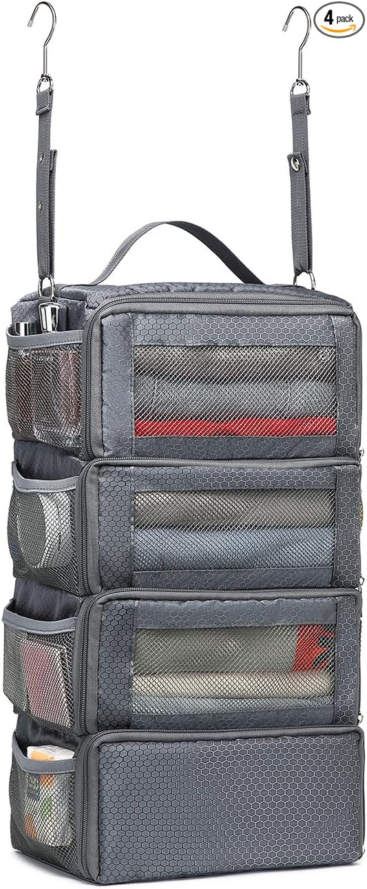 Suitcase Organizer Travel Bags Organizer for Luggage Compression Hanging Packing Cubes for Travel Carry on Closet (Bag Only)