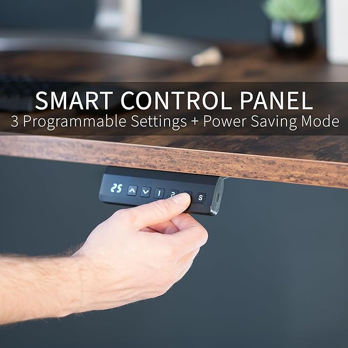 VIVO Electric 71 x 30 in Dual Motor Sit Stand Desk, Memory Height Adjustment, 2B Series, Black Top White Frame, DESK-KIT-2W7B