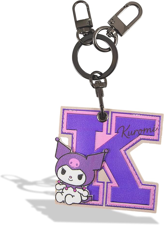 Sonix x Sanrio Character Keychain Case Compatible with Apple AirTag | Protective AirTag Cover Keychain | College Letters Kuromi