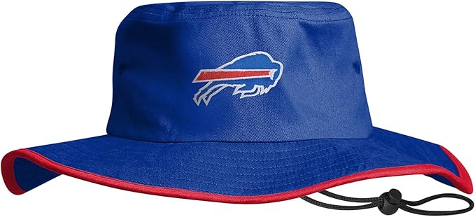 NFL Solid Team Color Logo Sport Outdoor Sun Bucket Boonie Hat
