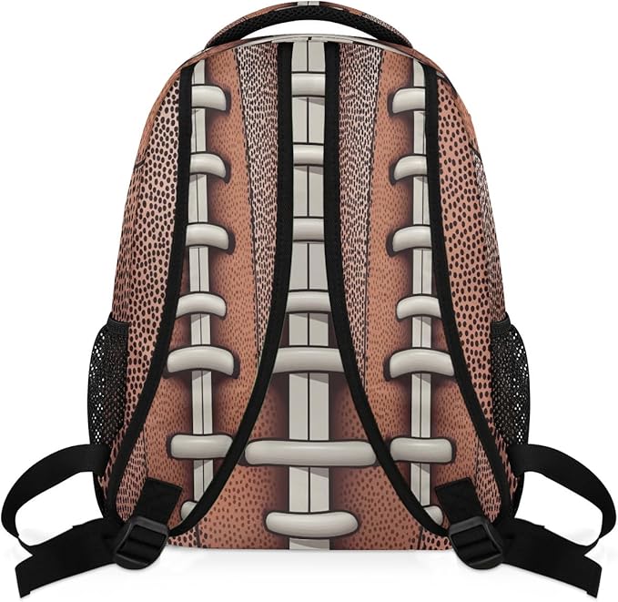 American Football Vintage Backpack for Women Men Kids 16 Inch Laptop Backpack Lightweight Travel Backpack Purse Casual Daypack School Backpacks for Girls Boys