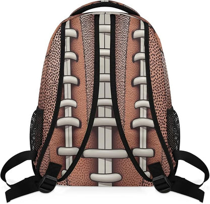 American Football Vintage Backpack for Women Men Kids 16 Inch Laptop Backpack Lightweight Travel Backpack Purse Casual Daypack School Backpacks for Girls Boys