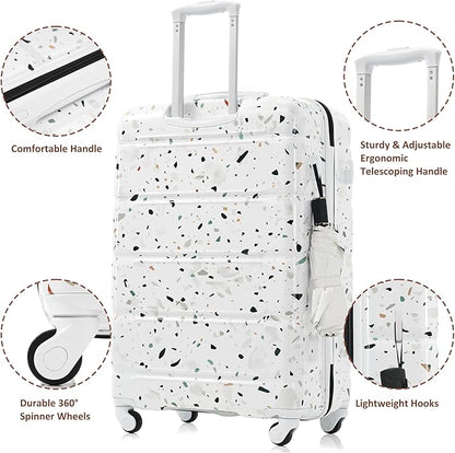 3 Piece ABS Hardshell Luggage Sets – Lightweight, Tough & Scratch-Resistant