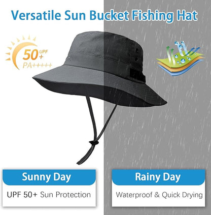 Sun Bucket Hat for Men Women Fishing Beach Safari Hats for Golf Hiking Hunting Outdoor UPF 50+