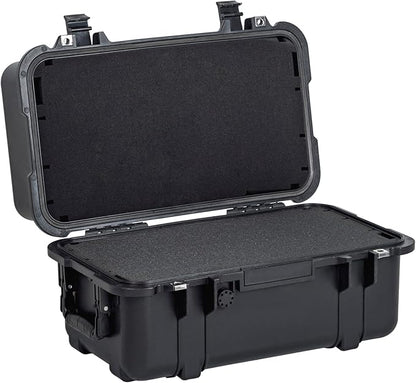MEIJIA All Weather Waterproof Hard Camera Case,Hard Case,With Customized Fit Foam Included, Elegant Black,Fit for Drones,camera,lens (20.87"x12.72"x12.76")