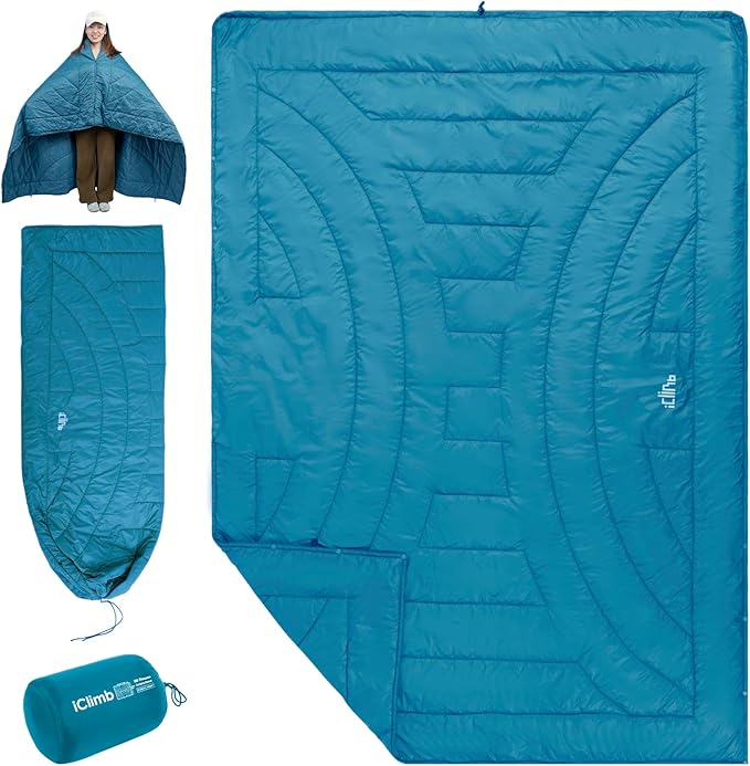 iClimb 3M Thinsulate Insulation Warm Camping Blanket Ultralight Compact