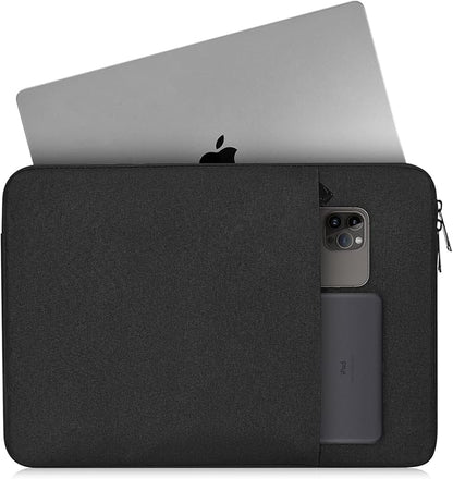 CaseBuy MacBook Pro 16 inch Sleeve Protective Case for 16-inch New MacBook Pro M4/M3/M2/M1 Pro/Max A3186 A3403 A2991 A2780 A2485 2025-2021, Water-Resistant Laptop Bag with Accessory Pocket -Black