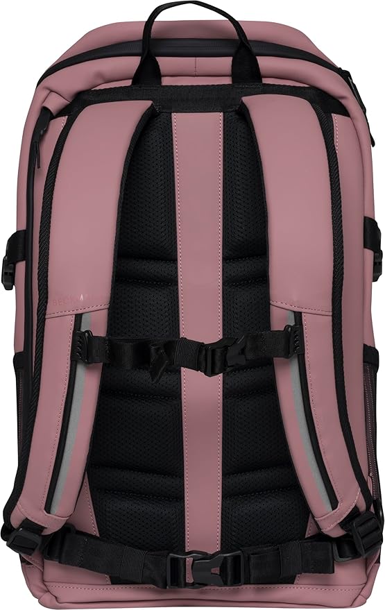 Beckmann STREET GO – Bold & Stylish Ergonomic backpack for Teens & Adults, Versatile & Functional, 26L Capacity expands to 31L - Sustainable & Durable - Water-Resistant, Lightweight. ASH ROSE