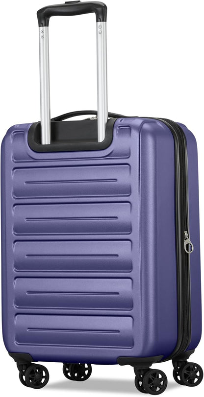 American Tourister Westridge Hardside Luggage Set with Spinner Wheels, Dusk Purple, Carry-On